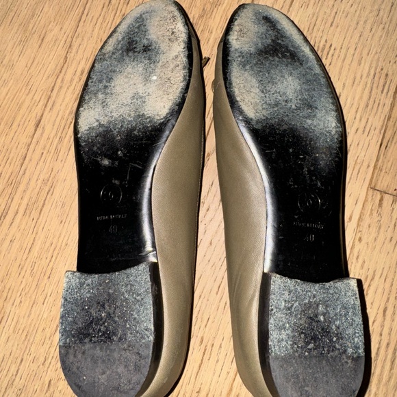 Chanel Ballet Flats Size 40, Black & Olive - Picture 6 of 7